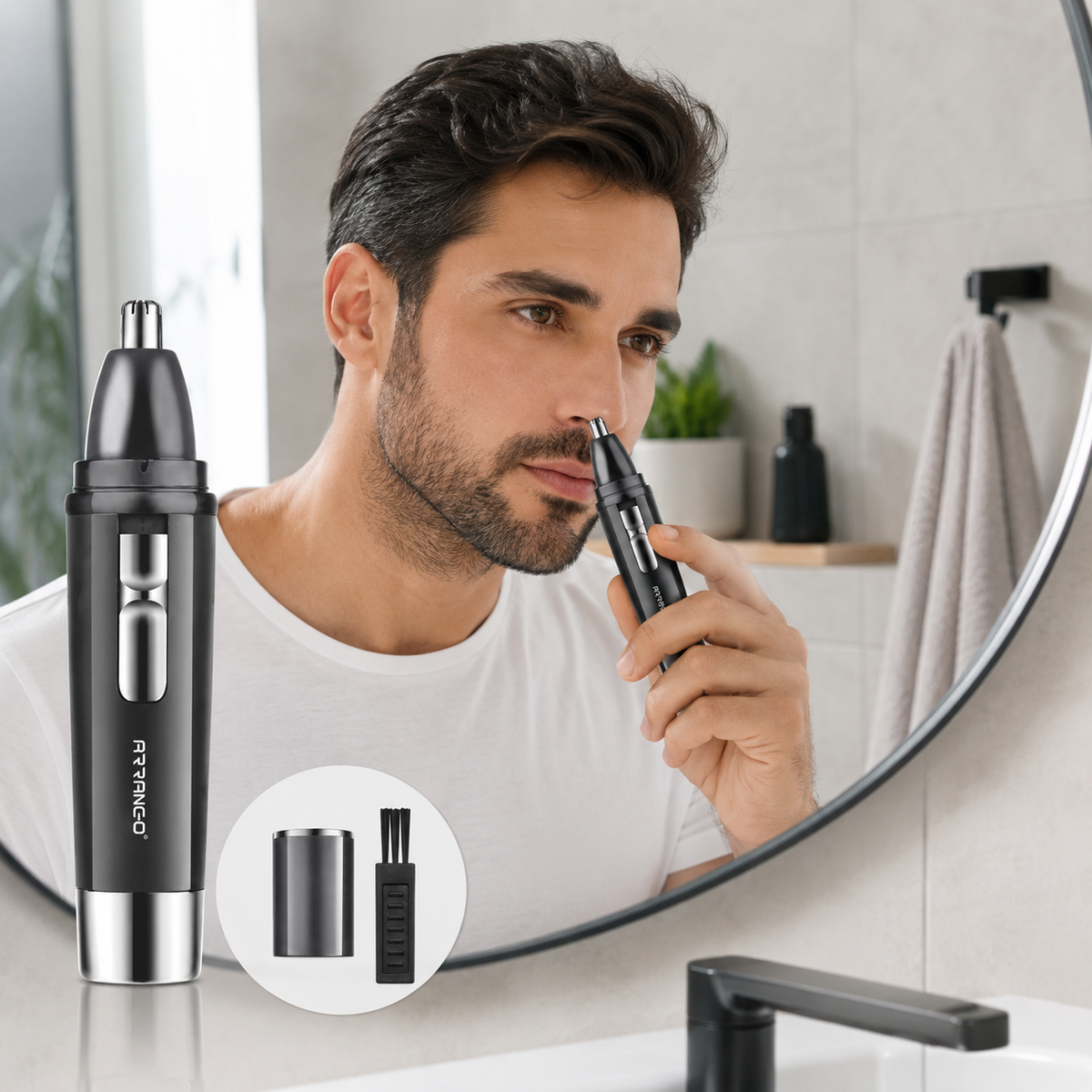 Rifinitore Naso e Orecchie Elettrico Impermeabile