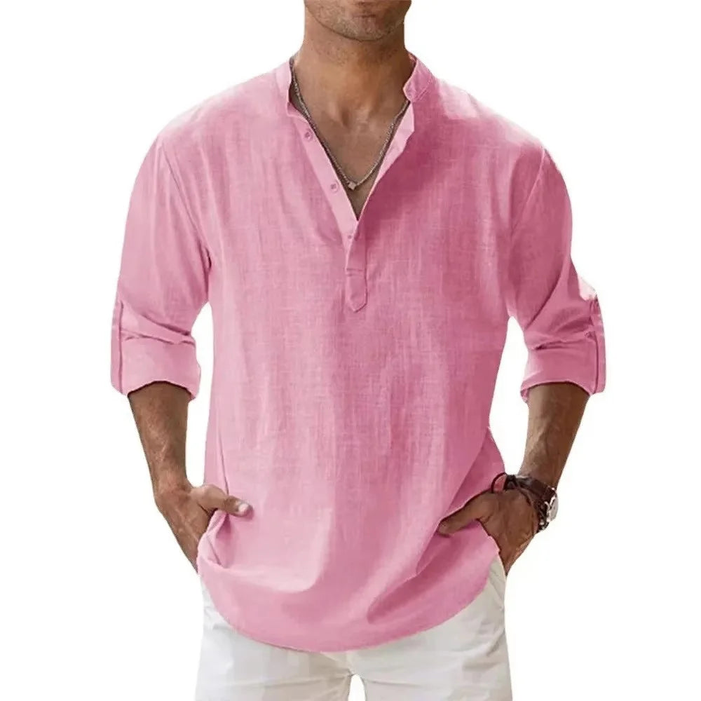 Camicia Lino Uomo Fresca e Leggera